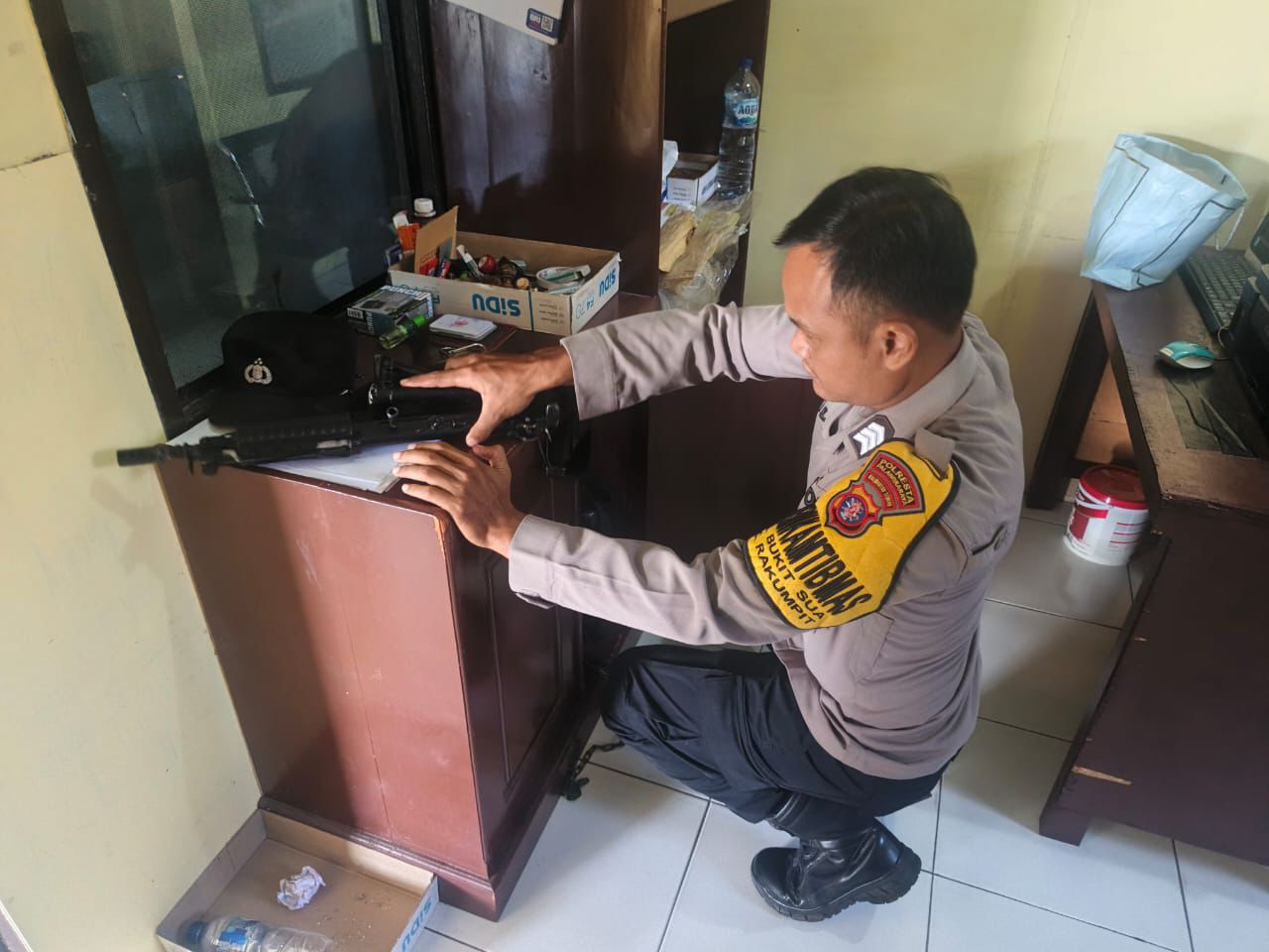 Polsek Rakumpit Lakukan Kontrol Sarana Operasional Demi Optimalisasi Pelayanan