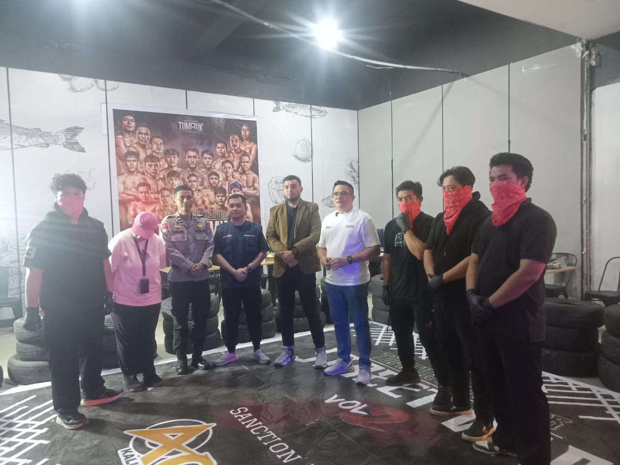 Polresta Palangka Raya Lakukan Pengamanan Event Tumbuk Hatampat Street War Volume 2