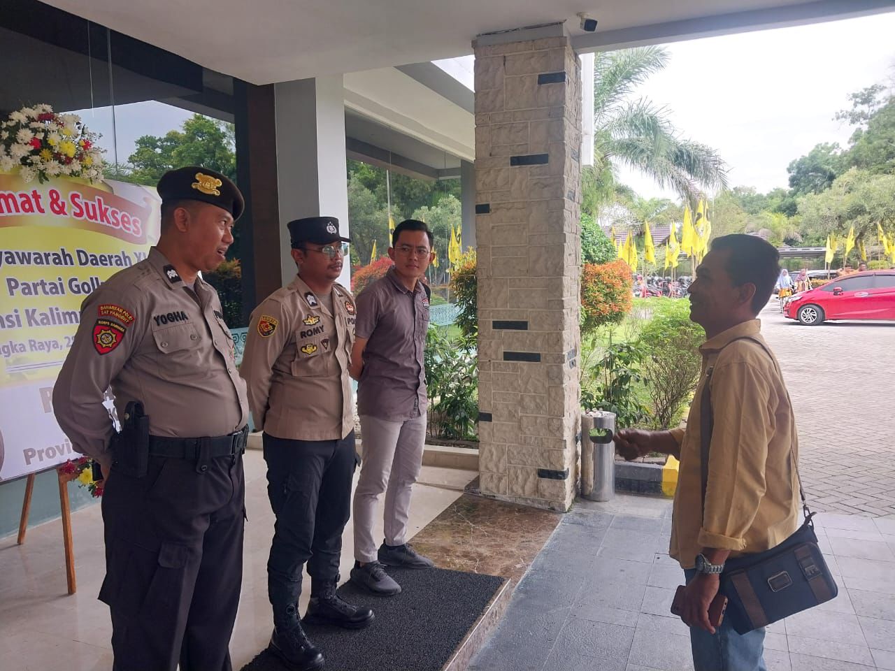 Polresta Palangka Raya Amankan Pelaksanaan MUSDA XI Partai Golkar Kalteng 2025