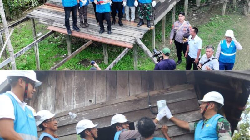 Bupati Heriyus Resmikan Penyalaan Listrik di 22 Desa