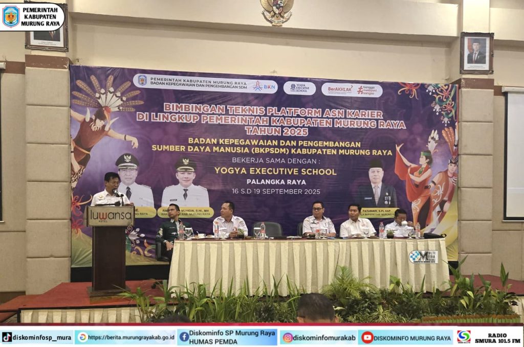 Plt Sekda Mura Buka Bimtek Platform ASN Karier
