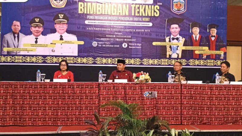Wabup Mura Buka Bimtek Pengembangan Inovasi Pendidikan Digital Hebat