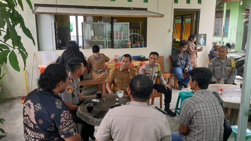 Kapolsek Pahandut Bersama Unsur Terkait Gelar Silaturahmi dan Koordinasi Kamtibmas di Kelurahan Bukit Tunggal