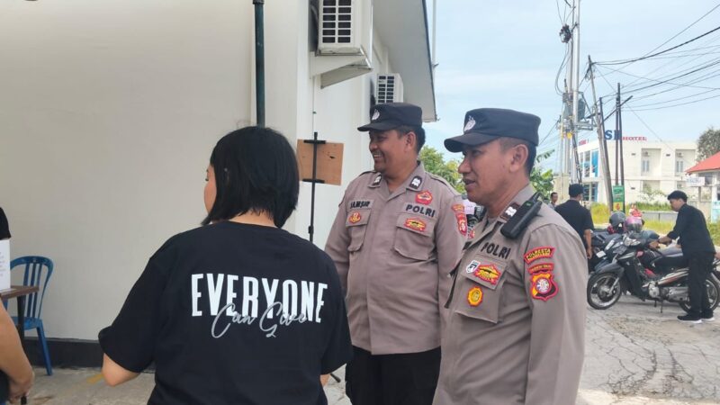 Polresta Palangka Raya Amankan Baksos Christmas Movement 2025 di Gereja Mawar Sharon