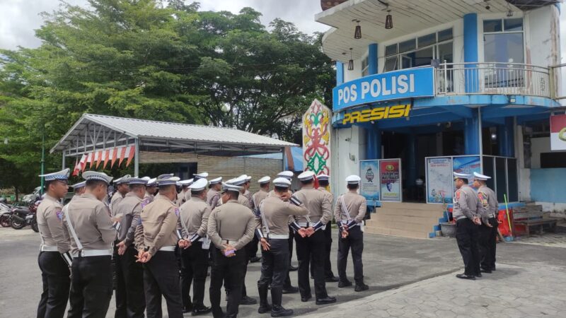 Hadir di Tengah Masyarakat, Satlantas Polresta Palangka Raya Pastikan Parade Natal Kota 2025 Aman dan Lancar