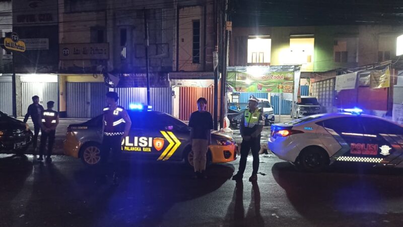 Patroli Malam Polresta Palangka Raya Amankan Kota dari Balap Liar