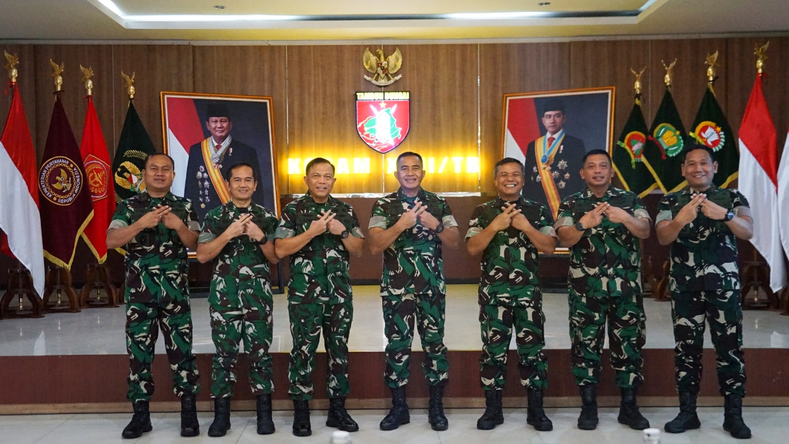 Pangdam XXII/Tambun Bungai Dampingi Kunjungan Kerja Sekjen Kemhan di Wilayah Kodam XXII/TB