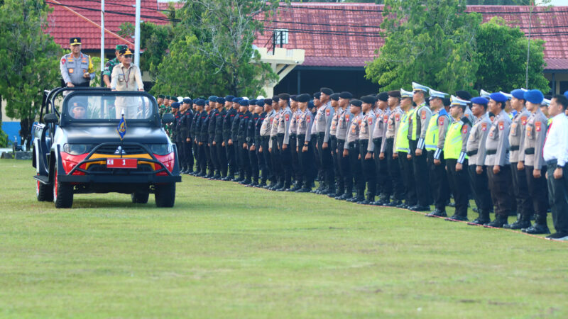 Siap Amankan Nataru, Polda Kalteng Gelar Operasi Lilin Telabang Kerahkan 774 Personel dan 55 Pos Pengamanan