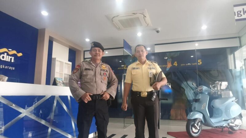 Jaga Stabilitas Ekonomi, Polresta Palangka Raya Tingkatkan Dukung Pengamanan di Area Perbankan