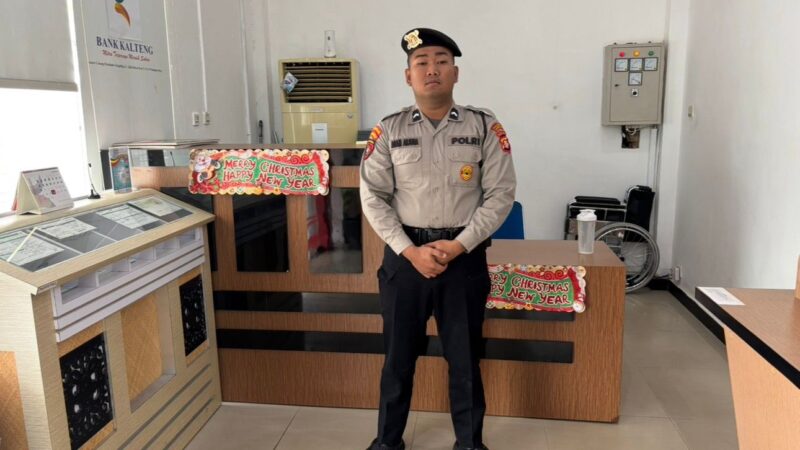 Satpamobvit Polresta Palangka Raya Perketat lagi Pengamanan Perbankan Demi Jaga Kepercayaan Nasabah