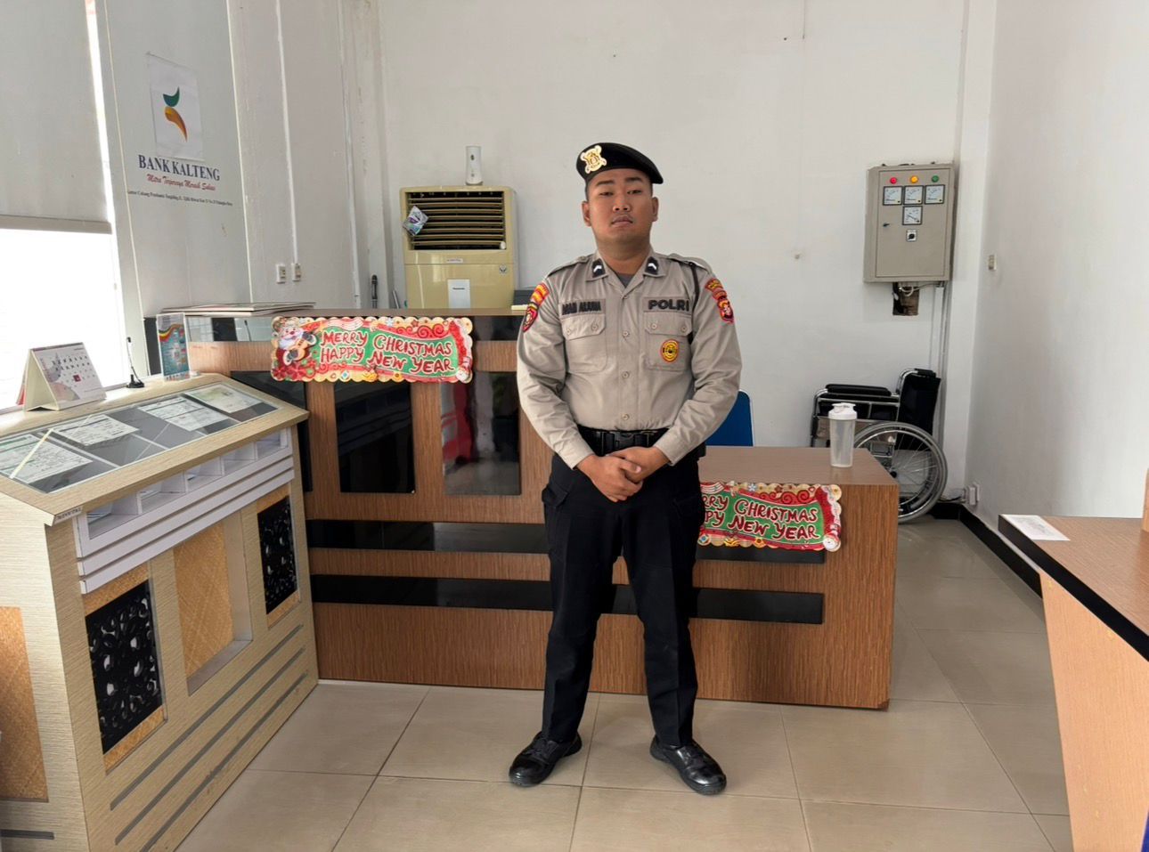 Satpamobvit Polresta Palangka Raya Perketat lagi Pengamanan Perbankan Demi Jaga Kepercayaan Nasabah