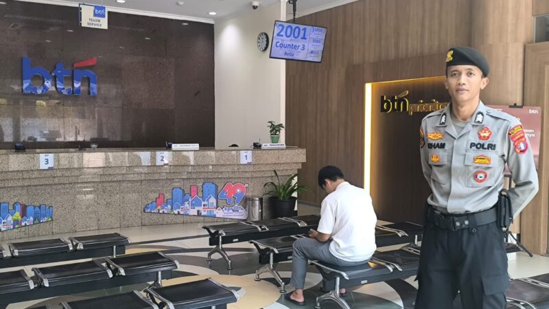 Satpamobvit Polresta Palangka Raya Masifkan Patroli di Perbankan, Antisipasi Ancaman Kamtibmas