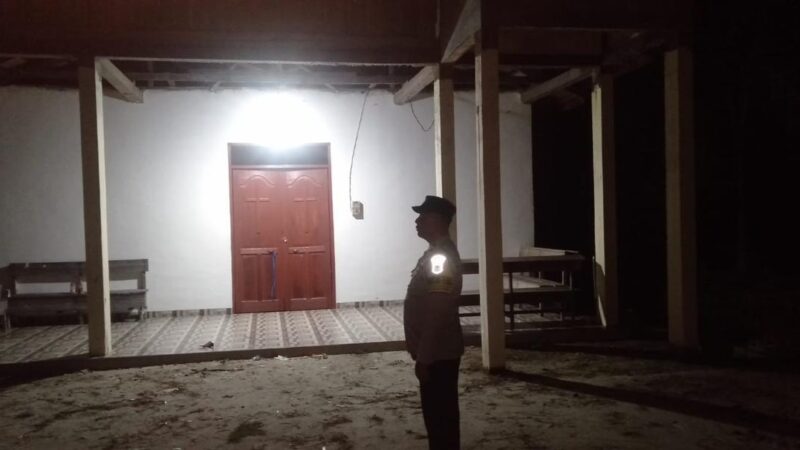 Dengan Berjalan Kaki, Personel Tinjau Keamanan Mapolsek Rakumpit