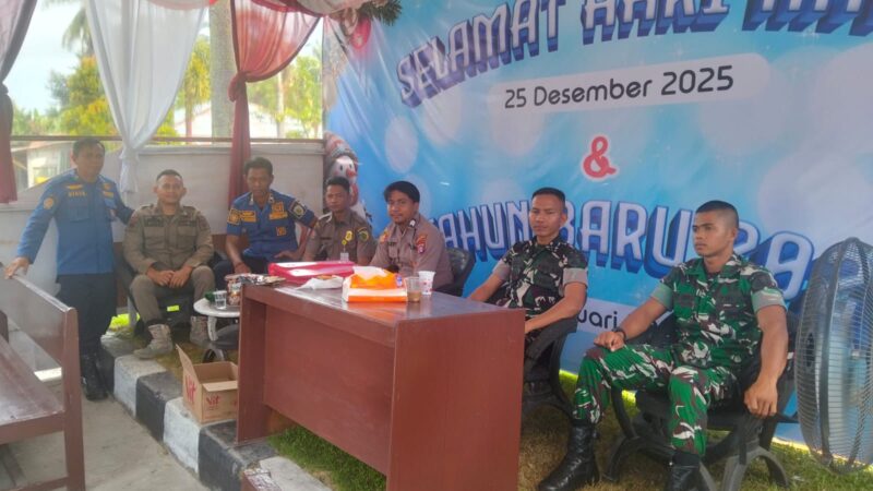 Personel Operasi Lilin Telabang Polresta Palangka Raya Tetap Siaga di Posko Tangkiling