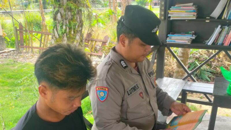 Bhabinkamtibmas Polsek Rakumpit Gulirkan Program Bajaka Presisi, Dorong Minat Baca terus Masyarakatnya