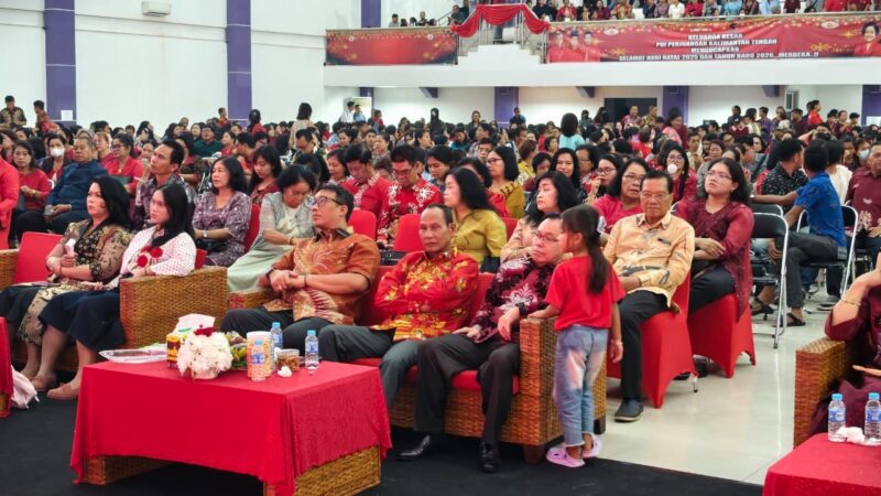 PDI Perjuangan Kalteng Gelar Perayaan Natal Keluarga Besar Teguhkan Komitmen Kebangsaan