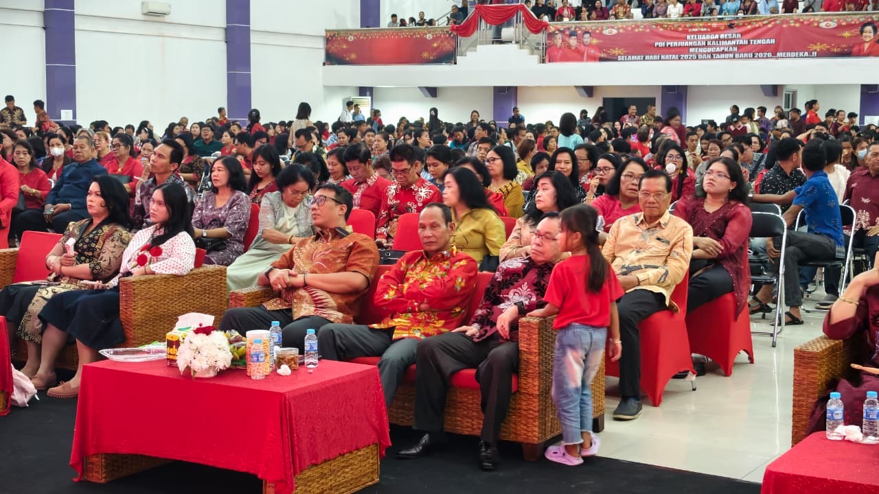 PDI Perjuangan Kalteng Gelar Perayaan Natal Keluarga Besar Teguhkan Komitmen Kebangsaan