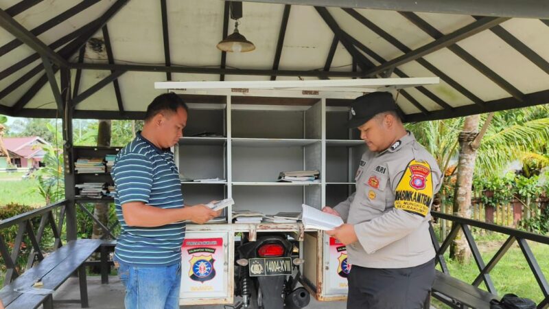 Lewat Program Bajaka Presisi, Polsek Rakumpit Ajak Anak-anak Gemar Membaca