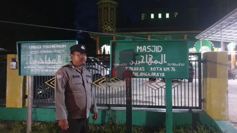 Saat Libur Tahun Baru, Patroli Harkamtibmas Polsek Rakumpit Kunjungi Tempat Ibadah