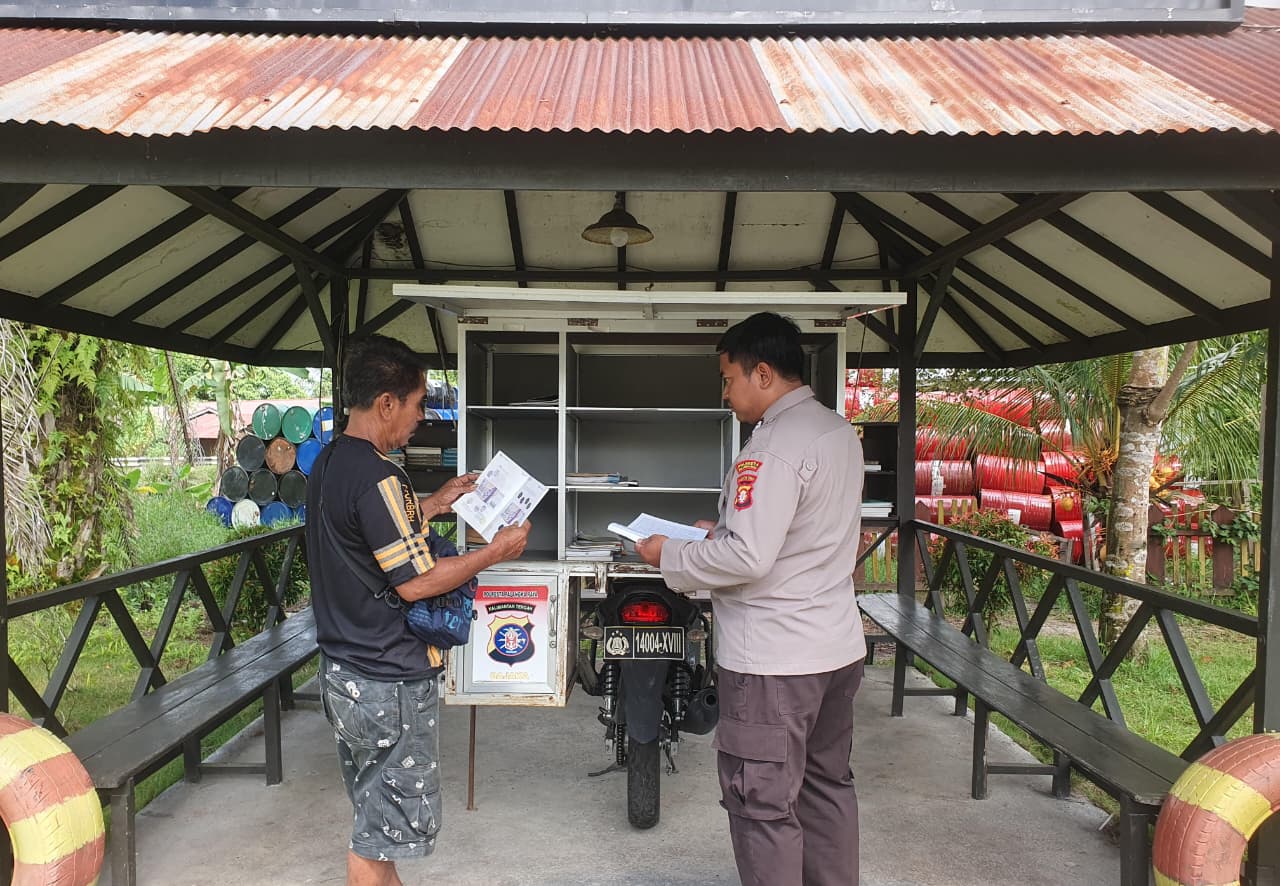 Polsek Rakumpit Hadirkan Bajaka Presisi, Dorong Budaya Membaca di Tengah Warga