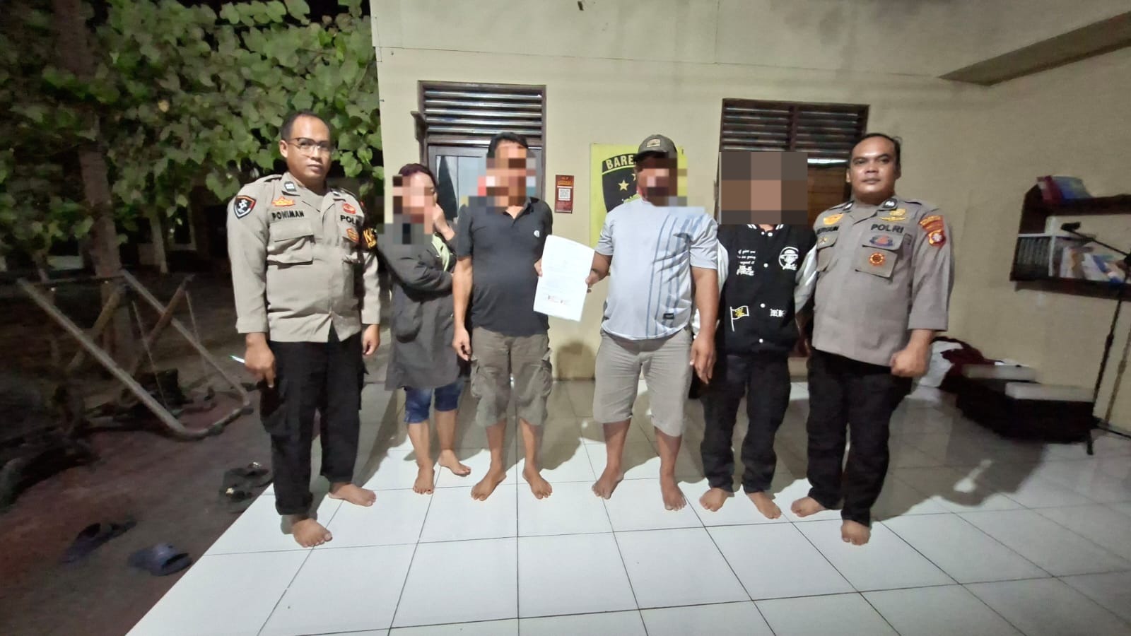 Kedepankan Kekeluargaan, Polsek Bukit Batu Berhasil Tuntaskan Selisih Paham Warga