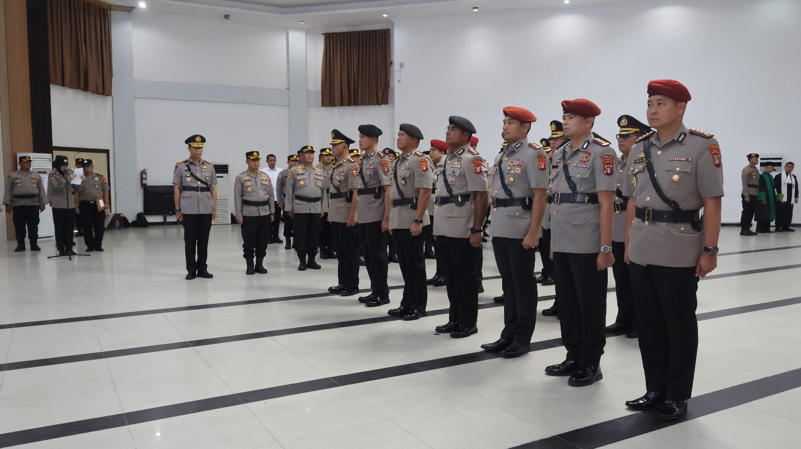 Sertijab Dipimpin Kapolda Kalteng, Jabatan 5 Direktur dan 2 Kabid serta 2 Kapolres Resmi Berganti