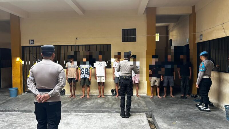 Pastikan Keamanan Rutan, Pamapta III dan Piket Fungsi Polresta Palangka Raya Laksanakan Pengecekan