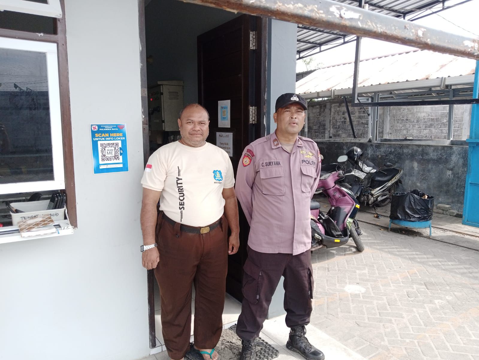 Jaga Stabilitas Kamtibmas, Polsek Sabangau Patroli ke PT Sumber Kahayan Kharisma