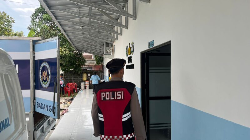 Kawal Program Pemerintah, Satsamapta Polresta Palangka Raya Amankan Distribusi MBG ke Sekolah