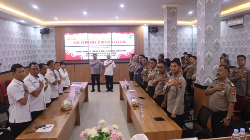 Jaga dan Tingkatkan Kualitas Tugas, Polresta Palangka Raya Ikuti Audit Kinerja Itwasda Polda Kalteng