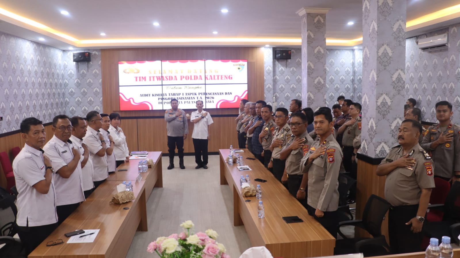 Jaga dan Tingkatkan Kualitas Tugas, Polresta Palangka Raya Ikuti Audit Kinerja Itwasda Polda Kalteng