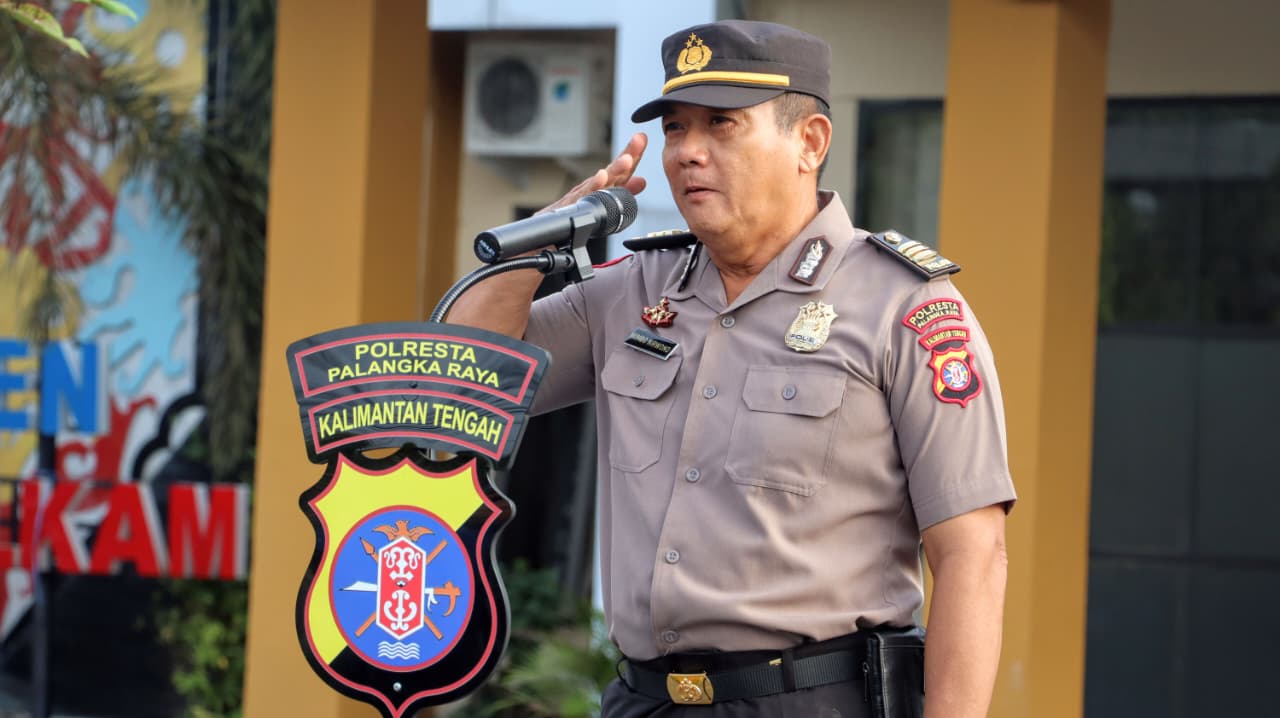 Pimpin Apel Pagi, Kasiwas Polresta Palangka Raya Ingatkan Persiapan Audit Kinerja