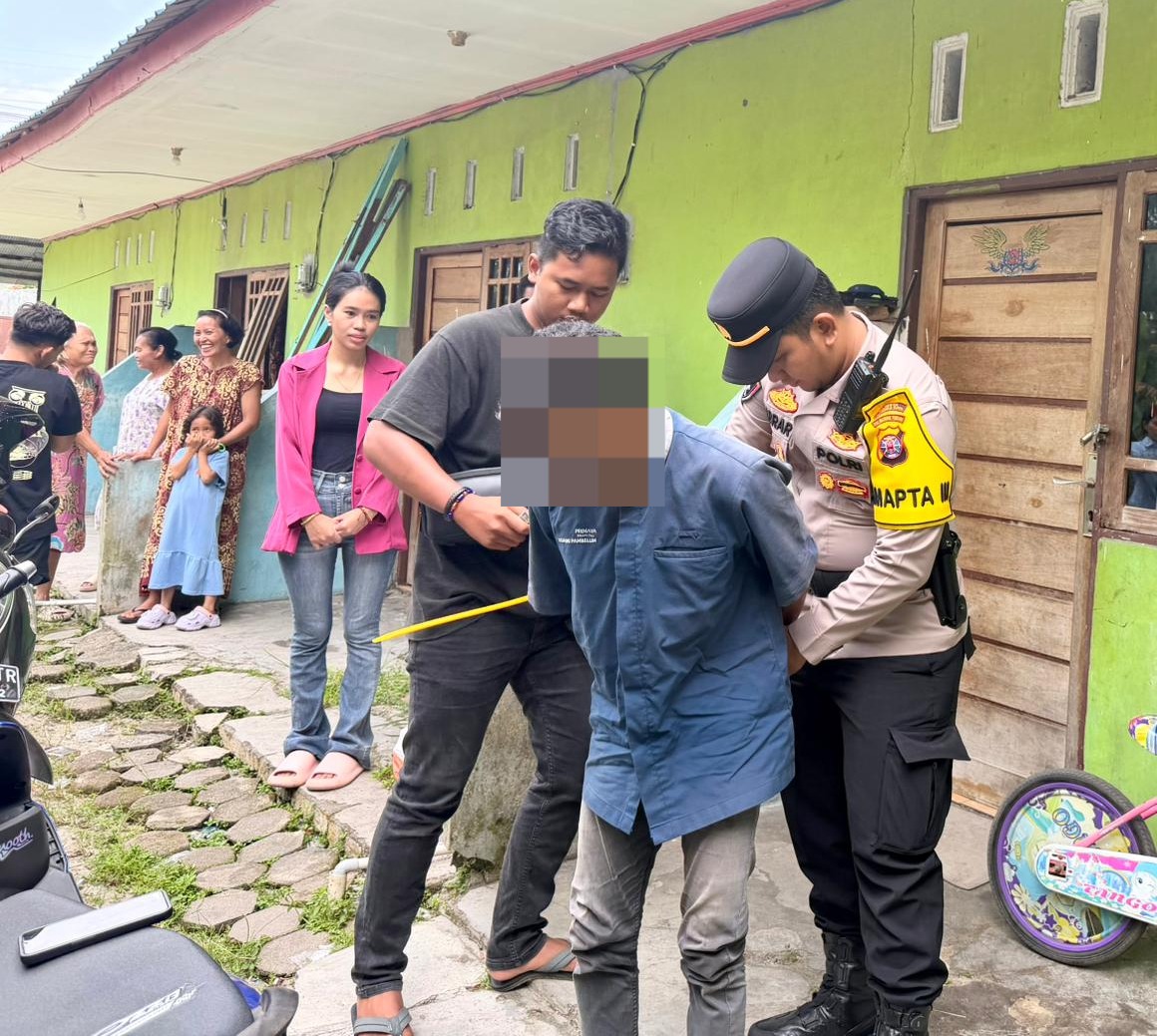 Respon Laporan Warga, Pamapta III Polresta Palangka Raya Tangani Percobaan Pencurian