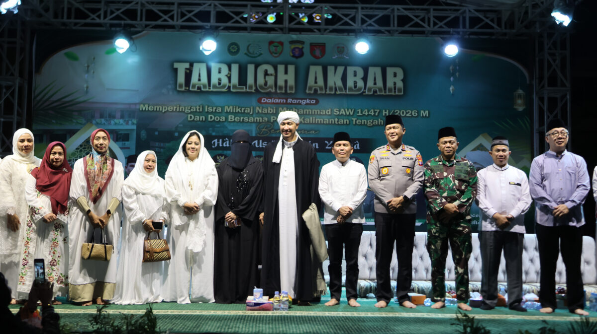 Semangat Huma Betang Selimuti Tabligh Akbar Isra Miraj 1447 H di Polda Kalteng