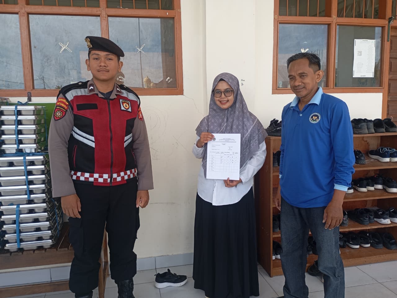 Kawal Program MBG, Sat Samapta Polresta Palangka Raya Pastikan Distribusi Berjalan Aman