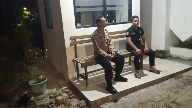 Di Pos Satpam RSUD Kota Palangka Raya, Piket Polsek Sabangau Imbau Tingkatkan Kewaspadaan