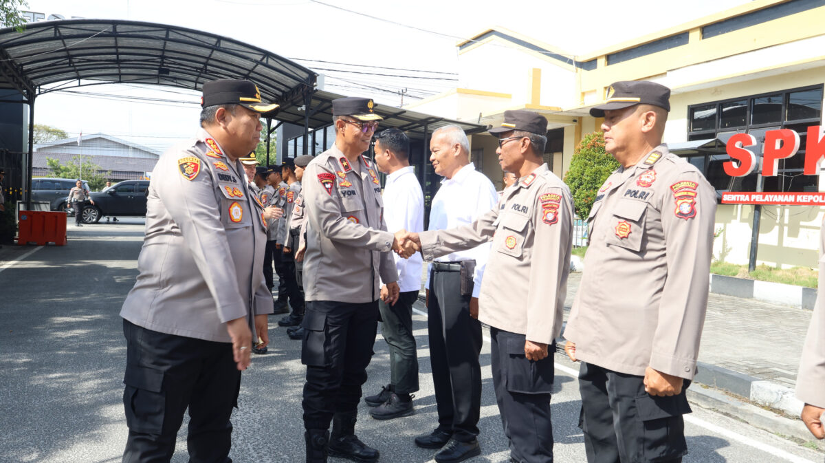 Kunker di Polresta Palangka Raya, Wakapolda Kalteng Tekankan Penguatan Kinerja dan Layanan Masyarakat