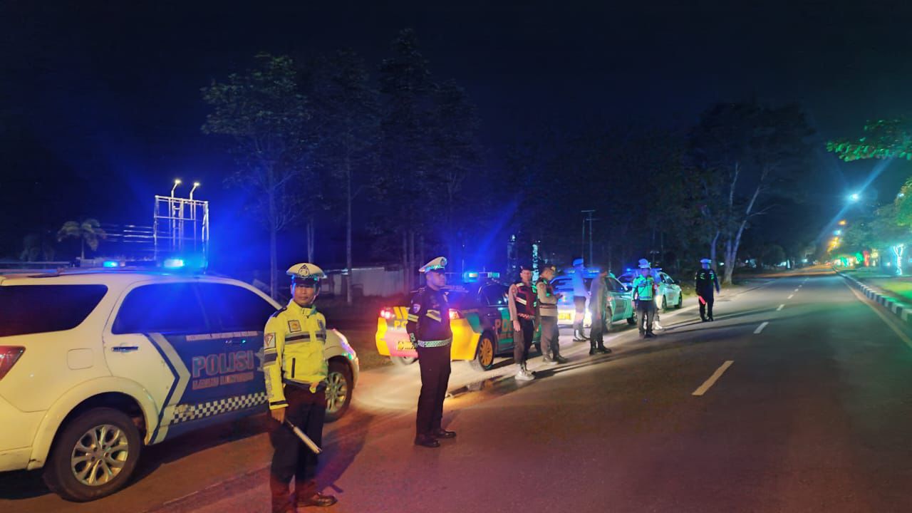 Cegah Kejahatan Jalan Raya, Polresta Palangka Raya Gelar Patroli Kamtibmas