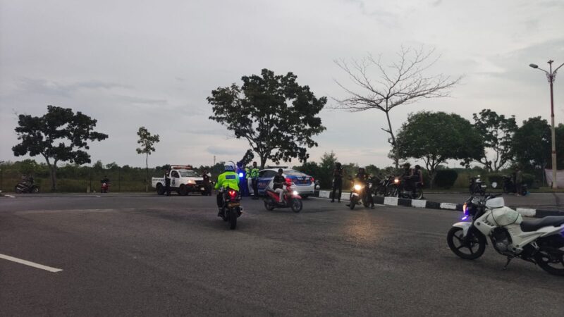 Respon Aduan Warga, Satlantas Polresta Palangka Raya Gelar Patroli Antisipasi Balap Liar dan Knalpot Brong