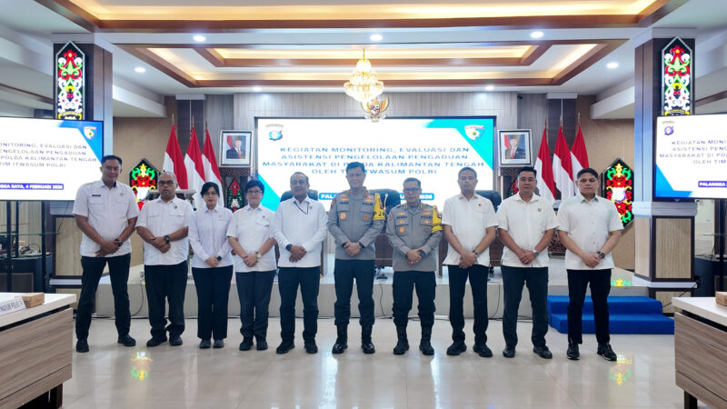 Buka Monev dan Asistensi Dumas, Kapolda Kalteng Tekankan Peningkatan Akuntabilitas dan Transparansi Untuk Kualitas Pelayanan Publik