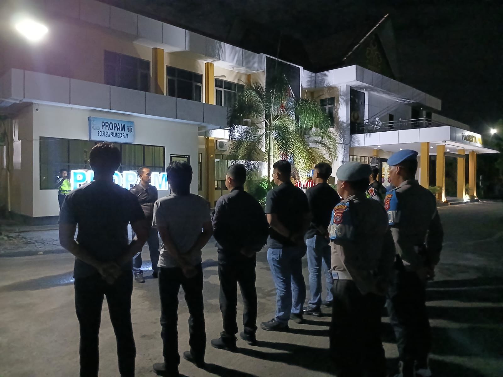 Jelang Patroli, Personel Polresta Palangka Raya Apel Kesiapan