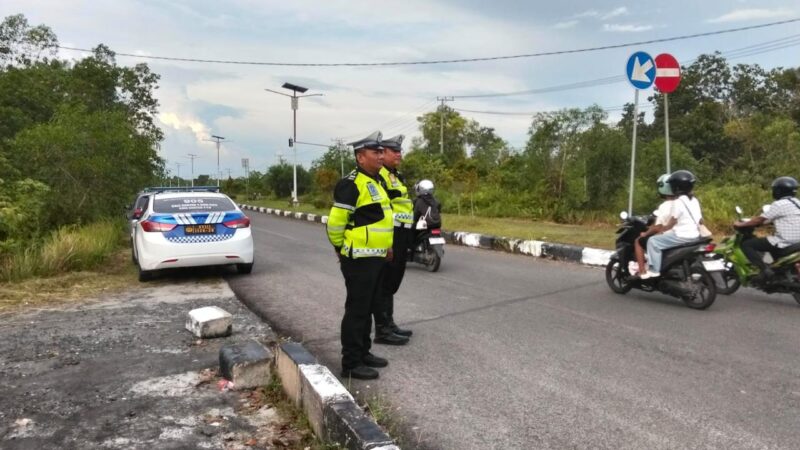 Patroli Sore Satlantas Palangka Raya Sasar Knalpot Bising dan Balapan Liar