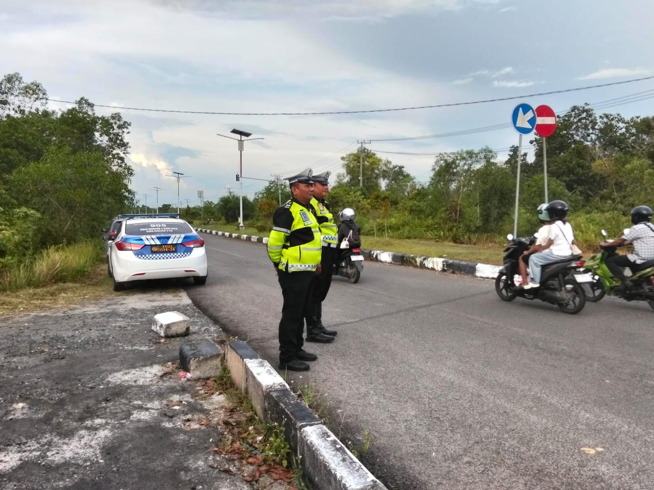 Patroli Sore Satlantas Palangka Raya Sasar Knalpot Bising dan Balapan Liar