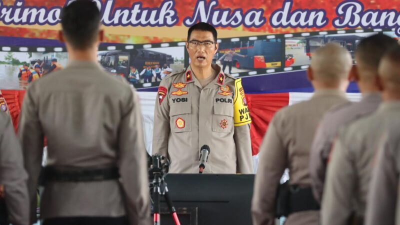 Beri Arahan Personel Satbrimob, Wakapolda Kalteng Tekankan Kedisiplinan, Loyalitas dan Soliditas