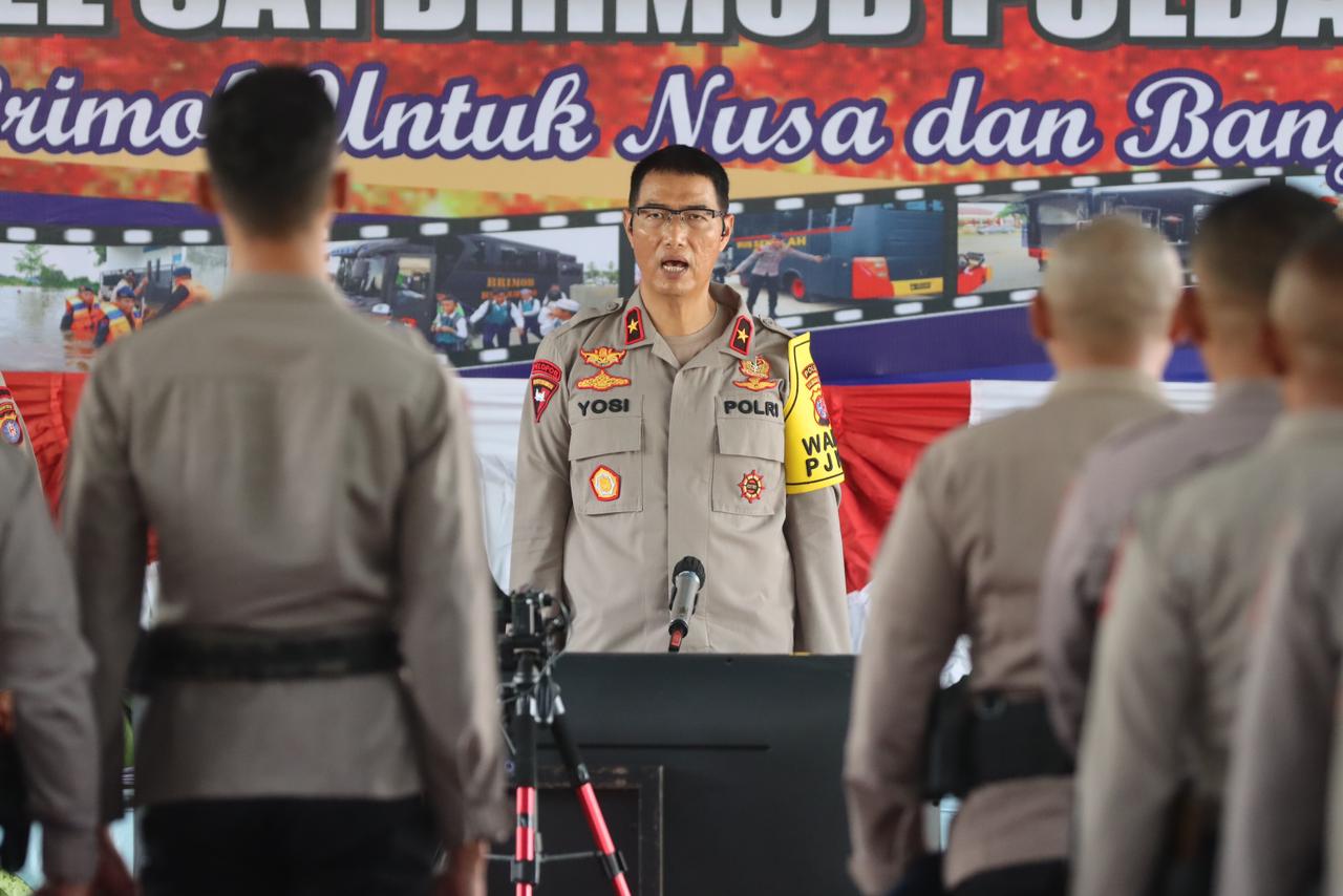 Beri Arahan Personel Satbrimob, Wakapolda Kalteng Tekankan Kedisiplinan, Loyalitas dan Soliditas