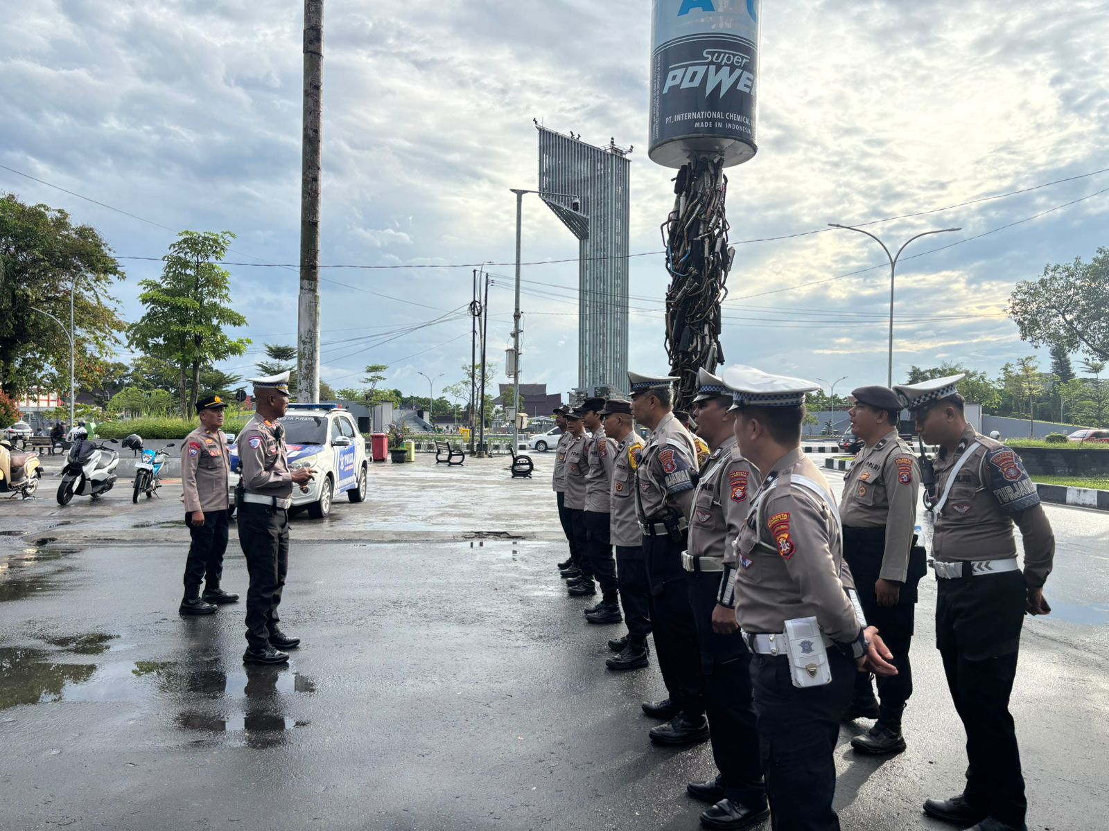Sebelum Digelar, Polresta Palangka Raya Laksanakan Apel Pengamanan Pawai Tahrib Ramadhan 2026