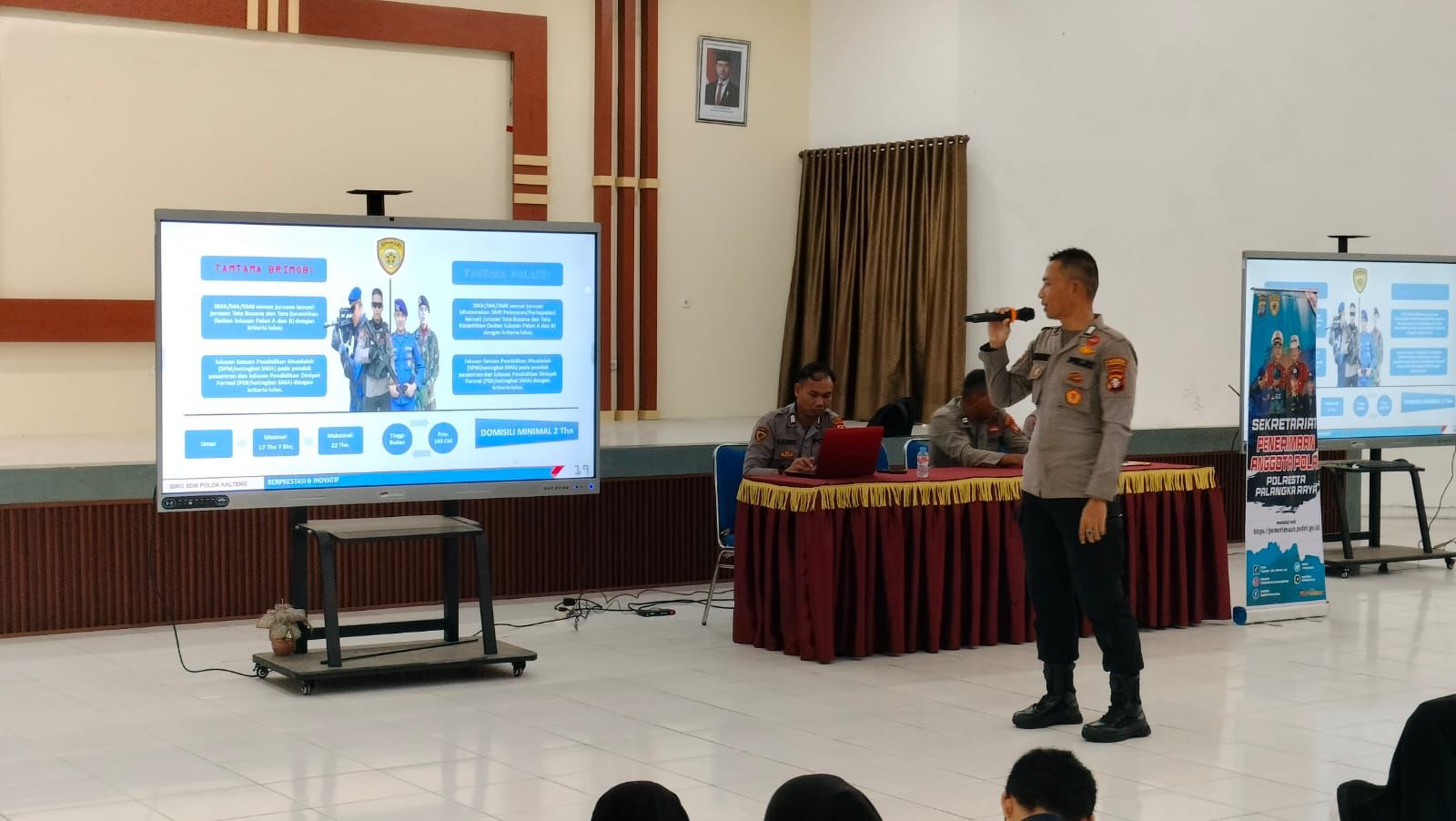 Sosialisasi Rekrutmen Polri 2026, Bag SDM Polresta Palangka Raya Sambangi SMKN 1
