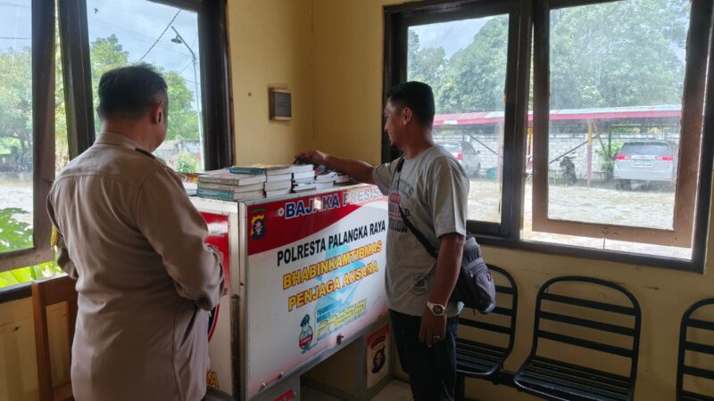 Polri untuk Masyarakat, Bhabinkamtibmas Polsek Sabangau Jalankan Program Bajaka Presisi