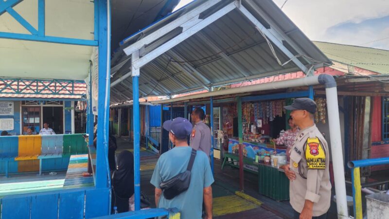 Dialogis Bersama Warga, Polsek Sabangau Jaga Kondusifitas Kawasan Wisata