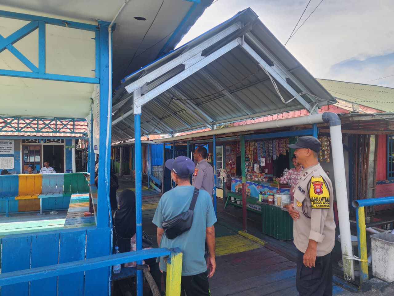 Dialogis Bersama Warga, Polsek Sabangau Jaga Kondusifitas Kawasan Wisata